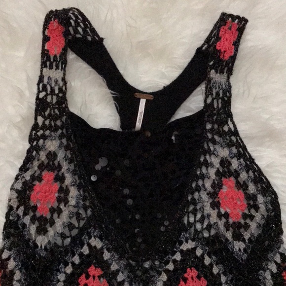 Free People crochet embellished tank - Picture 2 of 6
